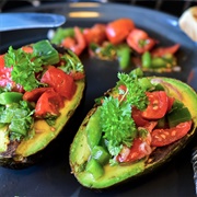 Guacamole-Stuffed Avocado
