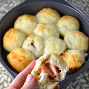 Pepperoni Pizza Stuffed Biscuit