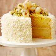 Passionfruit Lime and Coconut Cake
