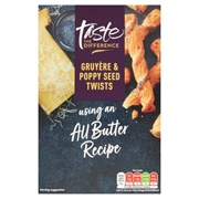 Gruyere and Poppy Seed Twists