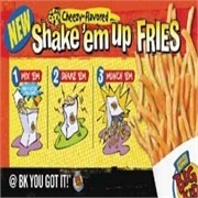 Burger King Shakeem Up Fries