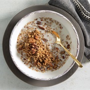 Granola With Almond Milk