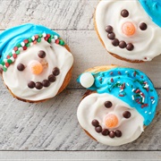 Snowman Cinnamon Rolls
