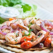 Shrimp Souvlaki