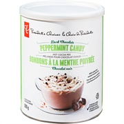 President's Choice Dark Chocolate Peppermint Candy Hot Cocoa Mix