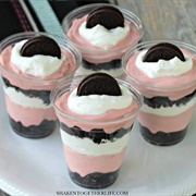 Oreo Red Velvet Pudding Cups