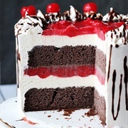 Black Forest Ice Cream Cake