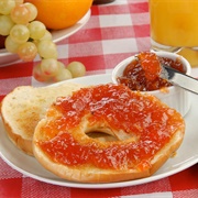 Bagel With Jam