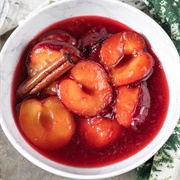 Stewed Plums