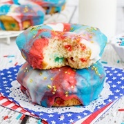 Glazed Funfetti Donuts