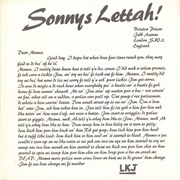 Sonny's Lettah (Anti-Sus Poem) - Linton Kwesi Johnson