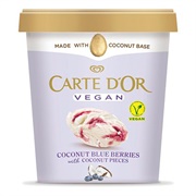 Carte D'Or Vegan Coconut Blueberries With Coconut Pieces