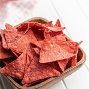 Beetroot Tortilla Chips