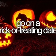 Go on a Trick-Or-Treating Date