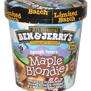 Ben & Jerry's Maple Blondie Ice Cream