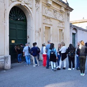 Piazza Del Cavalieri Door (Keyhole View of St. Peter's)--Rome