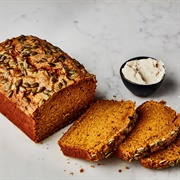 Pumpkin Bread With Salted Maple Butter