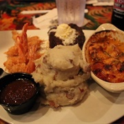 Jungle Steak and Shrimp