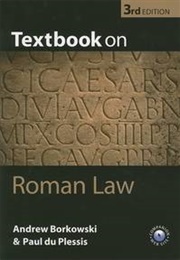 Textbook on Roman Law (Andrew Borkowski)