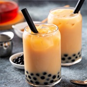 Cantaloupe Bubble Tea
