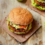 Vegan Avocado Burger
