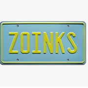 Scooby Doo License Plate