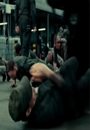 Edge of Tomorrow (Bill's Girly Scream/Truck Runs Him Over) (2014)