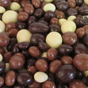 Milk, White and Dark Chocolate Covered Espresso Beans