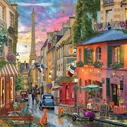 Paris Sunset (White Mountain)