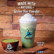 Caribou Matcha Tea Cooler With Bubbles