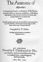 The Anatomy of Absurdity (Thomas Nashe)