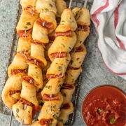 Pepperoni Pizza on a Stick