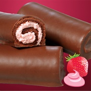 Strawberry Swiss Rolls