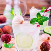 Apricot & Lychee Liqueur & Lychee Soda