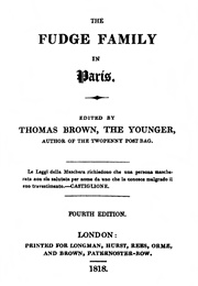 The Fudge Family in Paris (Thomas Moore)