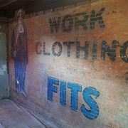 Fitz Overalls Ghost Sign