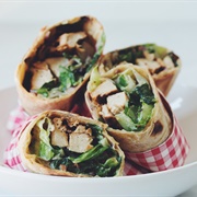 Vegan Chicken Caesar Wrap