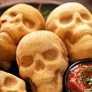 Pepperoni Pizza Skull