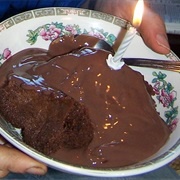 Chocolate Sponge Chocolate Custard