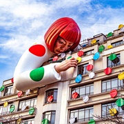 Yoyoi Kusama at Louis Vuitton