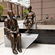 Dr. Sidney Farber and "Jimmy" Statue