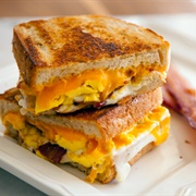 Bacon, Egg and Cheese Toastie