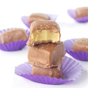 Chocolate-Coated Fudge