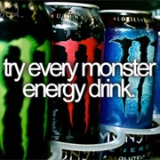 Try Every Flavor of Monster Energy Drink