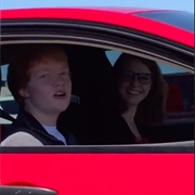 Ginger Kid Sings Unwritten in Car