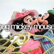 Hug Mickey Mouse