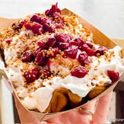 Cherries Jubilee Bubble Waffle