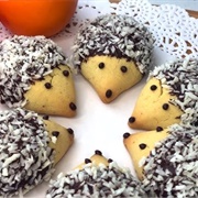 Coconut Hedgehog Cookies