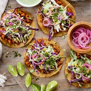 Bbq Tofu Tostadas