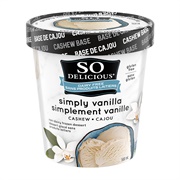 So Delicious Vanilla Cashew Ice Cream
